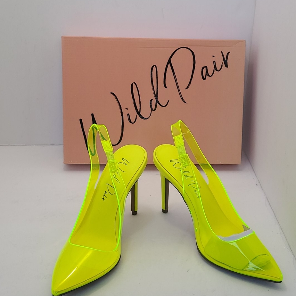 Wild pair neon heels
